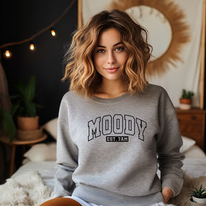 'MOODY" Crewneck Sweatshirt