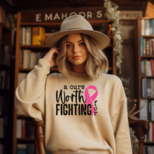 Load image into Gallery viewer, A Cure Worth Fighting For Crewneck Sweatshirt
