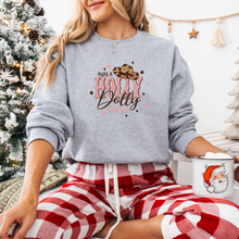 Load image into Gallery viewer, &quot;Have a Holly Dolly Christmas&quot; Crewneck
