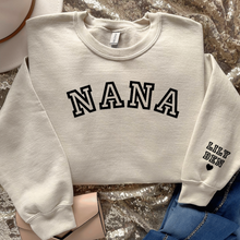 Load image into Gallery viewer, &quot;NANA/NANNY&quot; Crewneck Sweatshirt
