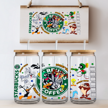 Load image into Gallery viewer, &quot;Starbucks LooneyTunes&quot;  Can Glass
