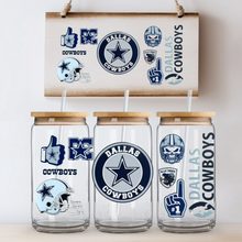 Load image into Gallery viewer, Dallas Cowboys  - Can Glass
