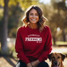Load image into Gallery viewer, &quot;Literally Freezing&quot; Crewneck Sweatshirt
