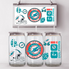 Load image into Gallery viewer, Miami Dolphins  - Can Glass
