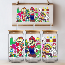 Load image into Gallery viewer, &quot;Mario Gang&quot;  Can Glass

