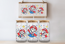 Load image into Gallery viewer, &quot;Mario&quot; Can Glass - Acrylic/Plastic
