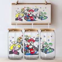 Load image into Gallery viewer, &quot;Racing Mario&quot; Can Glass - Acrylic/Plastic
