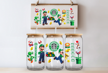 Load image into Gallery viewer, &quot;Luigi&quot; Can Glass - Acrylic/Plastic

