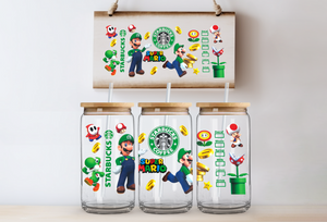 "Luigi" Can Glass - Acrylic/Plastic