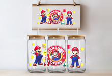 Load image into Gallery viewer, &quot;Starbucks Mario&quot; Can Glass - Acrylic/Plastic
