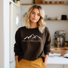 Load image into Gallery viewer, &quot;Take me to the Mountains&quot; Crewneck Sweatshirt
